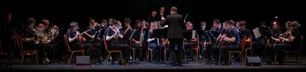 Merton Youth Concert Band performing at the New Wimbledon Theatre