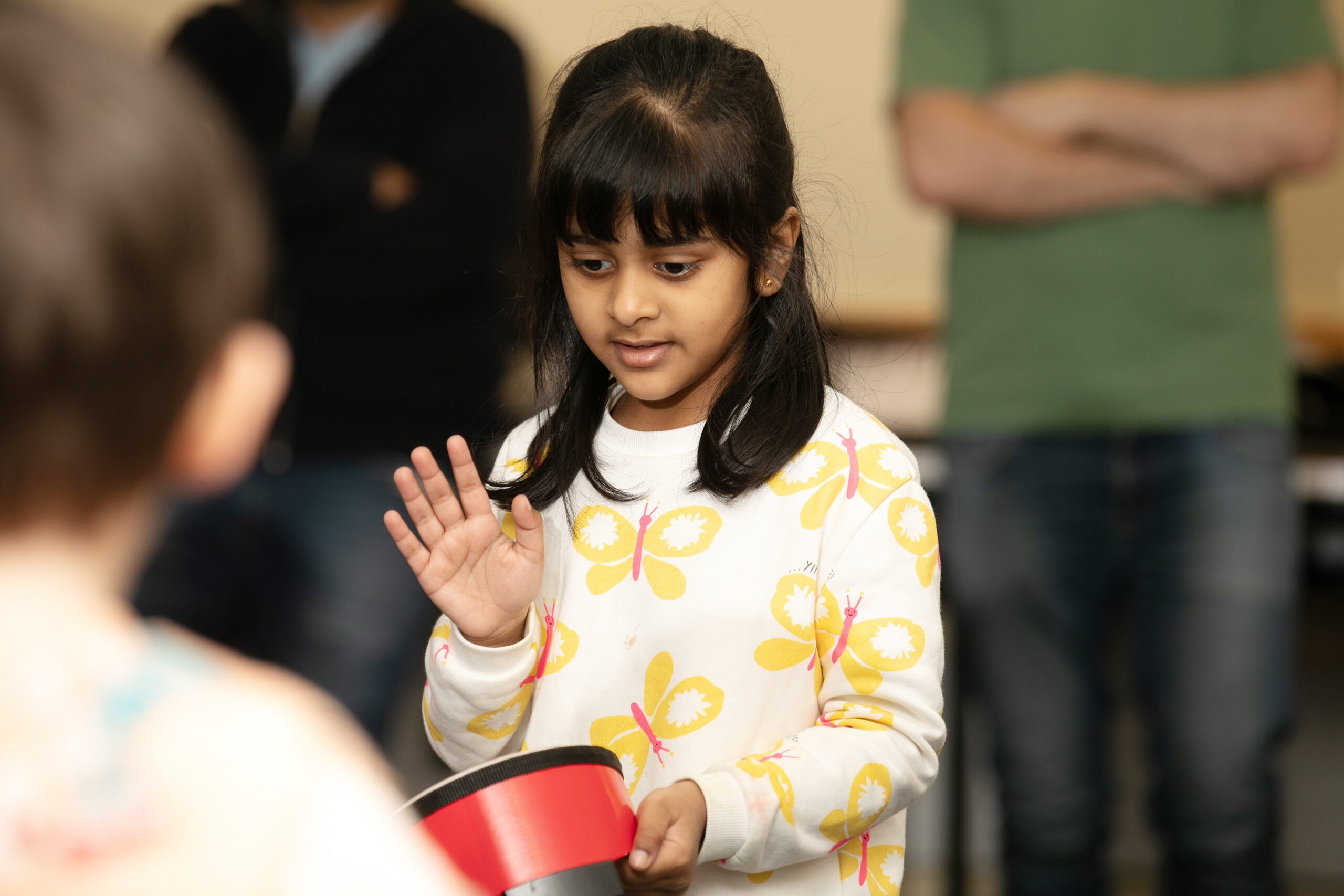 Some children taking part in a Step Into Music class.