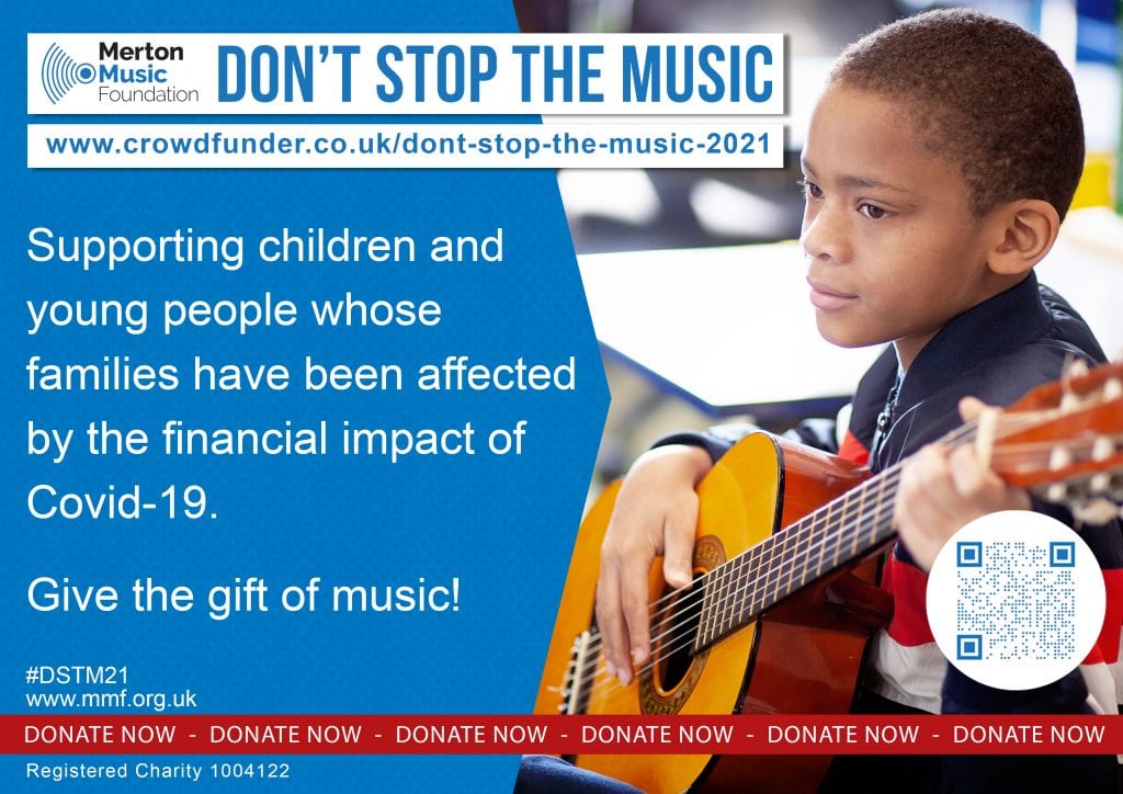 #DSTM21 Don't Stop the Music 2021 Merton Music Foundation