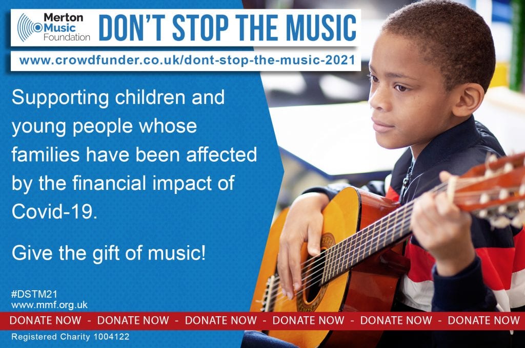 Don't Stop the Music 2021 fundraising campaign.